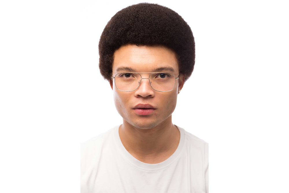 Man Wearing Magnum Computer Glasses Readers