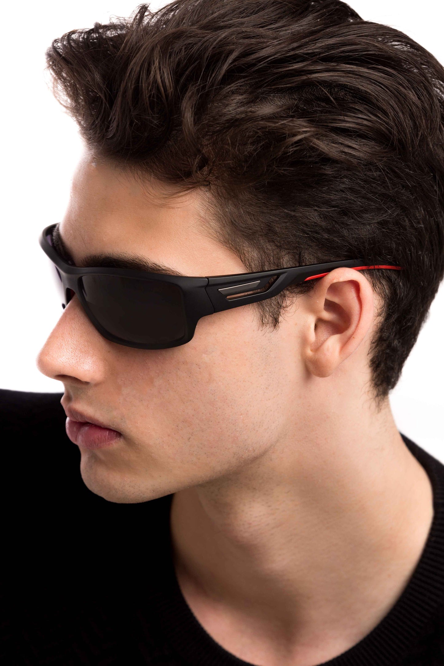 Man Wearing Onyx Sunglasses Readers (Grey)