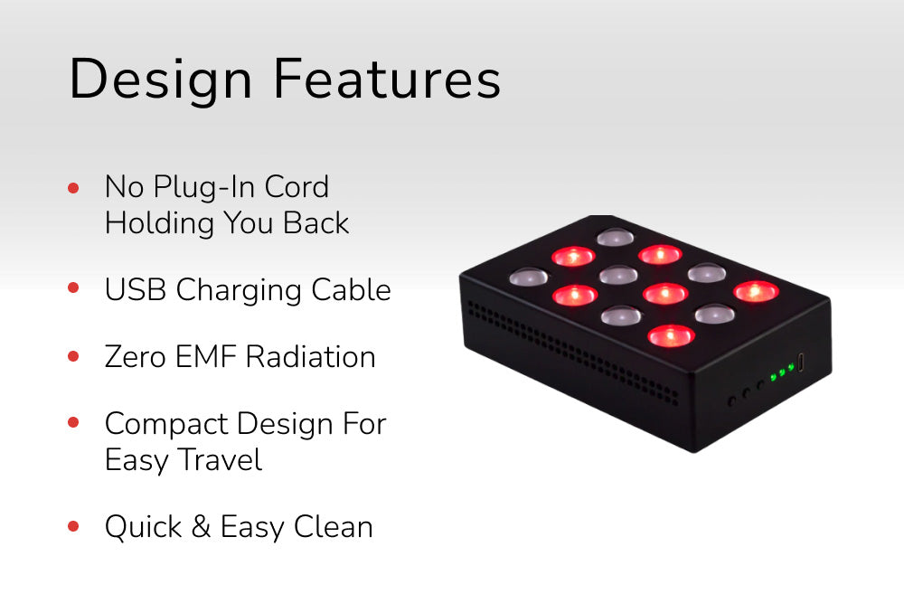 Mini Red Light Therapy Device